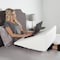 Hastings Home Extra High Wedge Memory Foam Pillow with Bamboo Fiber Cover-Great for Snoring, Better Sleep (Ivory) 664238AFN - alternate 2